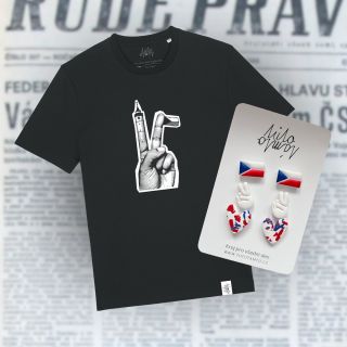 Vizuál pro Sametové Domažlice měl takový úspěch, že jsem si ho troufla dát i na trička 😍 K dostání v pondělí 17. 11. v...