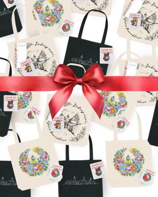 Dárky pro zaměstnance made in Chodsko. Protože i firemní Ježíšek má rád lokál 😍😁 - plátěnky, odznaky, to-do listy!